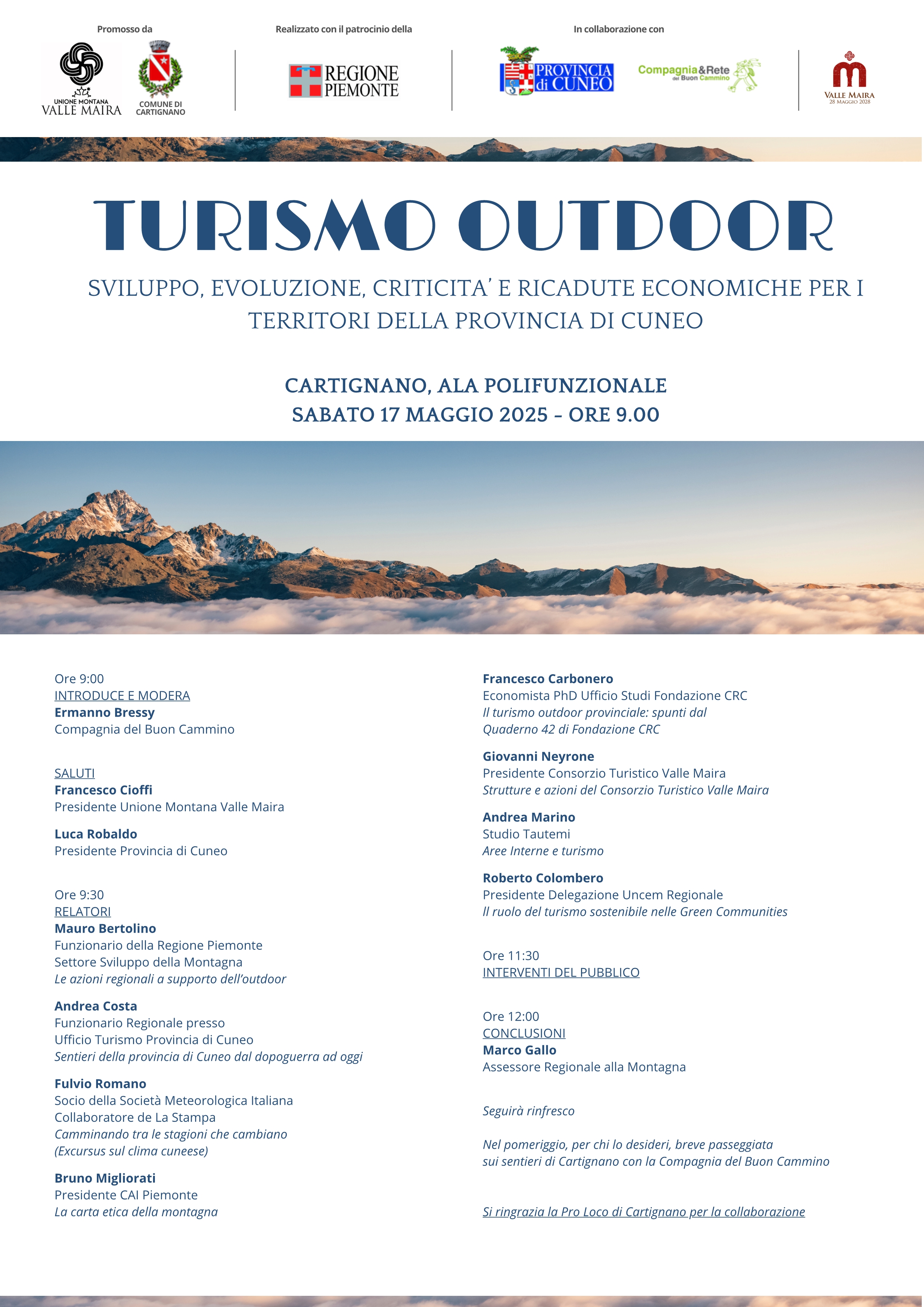 TURISMO OUTDOOR: Sviluppo, evoluzione, criticità e ricadute economiche per i territori della Provincia di Cuneo